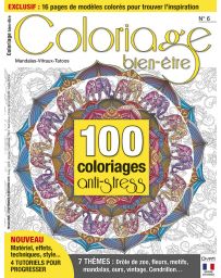 Coloriage bien-être n°6 - 100 coloriages anti-stress