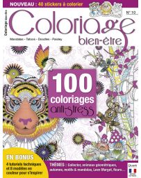 100 coloriages anti-stress - Coloriage Bien-être n°10