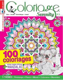 Coloriage Serenity 06 - 100 coloriages + votre cahier spécial Mandalas