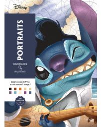Disney Portraits - Coloriages mystères - Christophe-Alexis Perez