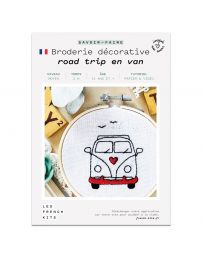 Kit Broderie Road trip en van - French Kits
