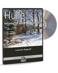 Lorenzo Rappelli - Huile, Paysage de neige au couteau (DVD)