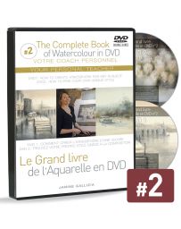 Janine Gallizia - Box-set with 2 DVDs Watercolour Guidelines and solutions