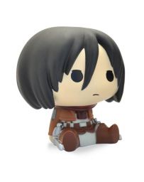 Figurine Tirelire Chibi L'Attaque des Titans Mikasa - Plastoy