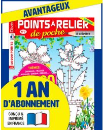 Abonnement 1 AN à Points à Relier de Poche