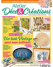 Atelier Déco et Créations 58 -  Un look vintage pour mon intérieur