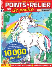 Points à relier de Poche 15 - A colorier - Argentine, Résolutions, Chaussures, jeux-vidéo...
