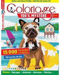 Coloriage 100% Mystère 30 - Paysages, Animaux, Automne, Cuisine