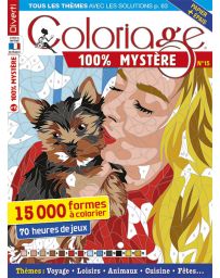 Coloriage 100% Mystère 15 -  70 heures de jeux