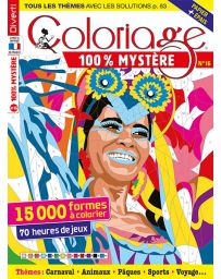 Coloriage 100% Mystère 16 -  15 000 formes à colorier