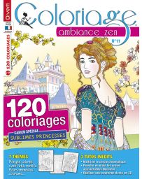 Coloriage Ambiance Zen 11 - Thèmes fleurs, princesses, mandalas, colorama…