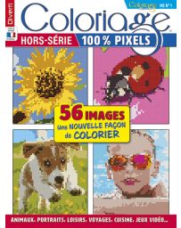 Coloriage 100% PIXELS - 56 images à colorier !