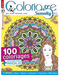 Coloriage Serenity 05 - 100 coloriages + votre cahier spécial Mandalas