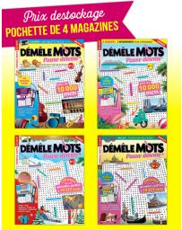 Collection 2018 DEMELE MOTS PAUSE DETENTE - 4 magazines