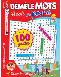 Démêle Mots Book de poche 20 avec plus de 100 grilles