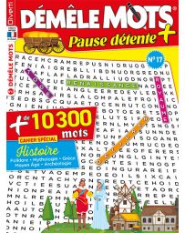 Démêle Mots Pause Détente 17 - Avec un cahier spécial "Histoire"