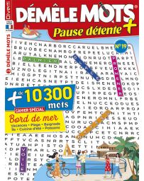 Démêle Mots Pause Détente 19 - Cahier spécial Bord de mer