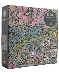 Puzzle 1000 pièces William Morris - Motif Chèvrefeuille rose