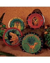 4 dessous de verres Jurassic Park