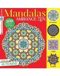 Mandalas Zen 7 - Spécial Automne, avec 100 motifs à colorier