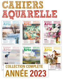 Collection 2023 suppléments AQUARELLE 6 numéros - Pratique des Arts
