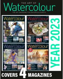 4 Magazines The Art of Watercolour - Discount Collection YEAR 2023