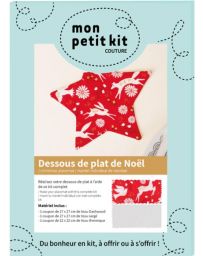 Mon petit kit couture : Dessous de plat de Noël Mon petit kit couture : Dessous de plat de Noël