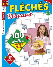 Magazine Fléchés Relaxant 15 - 100 grilles Niveau 2-3