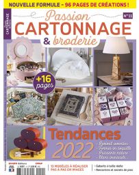 Tendances 2022 - Passion Cartonnage et Broderie n°11