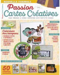 Passion Cartes Créatives numéro 42 - Vos tutos de pliages, embossages, sketch, pocket letters