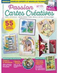 Passion Cartes Créatives 73 - Inclus : 16 planches de papiers