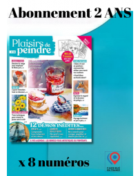 2 ANS d’abonnement à Plaisirs de peindre (8 numéros) 2 ANS d’abonnement à Plaisirs de peindre (8 numéros)