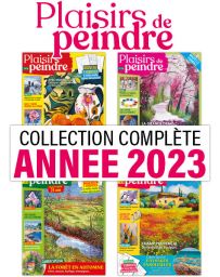 Collection 2023 complète - Plaisirs de Peindre : 4 numéros collectors