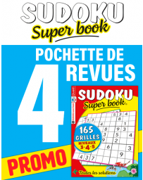Collection 2022 Sudoku Super Book - 4 revues de niveaux 3-4-5