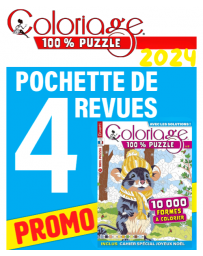 Collection 2024 Coloriage PUZZLE - 4 revues