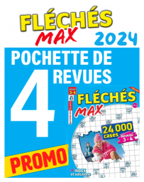 Pack Mots Fléchés MAX 2024 - 4 revues