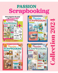 Collection 2024 complète - PASSION SCRAPBOOKING : 4 numéros collectors