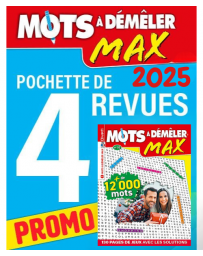 Pack Mots à Démêler Max 2025 - 4 revues