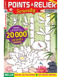 Points à Relier Serenity 20 - Thèmes : Egypte, bien-être, Loisirs, Pâques, Animaux...