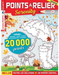 Points à relier Serenity 6 - Avec 70 dessins à relier !