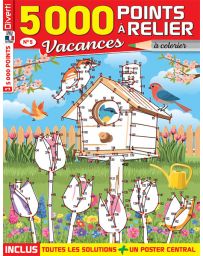 5 000 Points à relier numéro 5 - Vacances