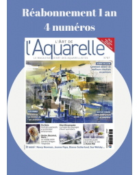 Réabonnement 1 AN l'Art de l'Aquarelle