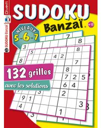 Sudoku Banzaï 12 - Grilles de niveau expert 5, 6 et 7