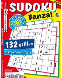 Sudoku Banzaï 13 - Grilles de niveau expert 5, 6 et 7