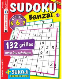 Sudoku Banzaï 15 - 132 Grilles de niveau expert 5, 6 et 7