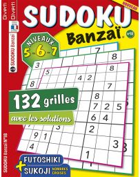 Sudoku Banzaï numéro 18 - Avec 132 grilles niveaux 5, 6 et 7