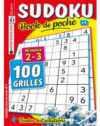 Sudoku Book de poche n°1 - Niveaux 2-3- 100 grilles