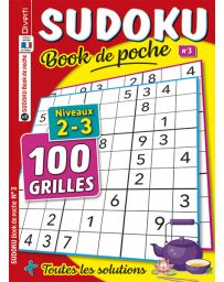 Sudoku Book de poche 3 - Niveaux 2-3 - 100 grilles