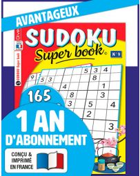 Abonnement 1 AN à SUDOKU Super Book Abonnement 1 AN à SUDOKU Super Book