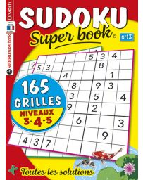 SUDOKU Super book 13 - Niveaux 3-4-5